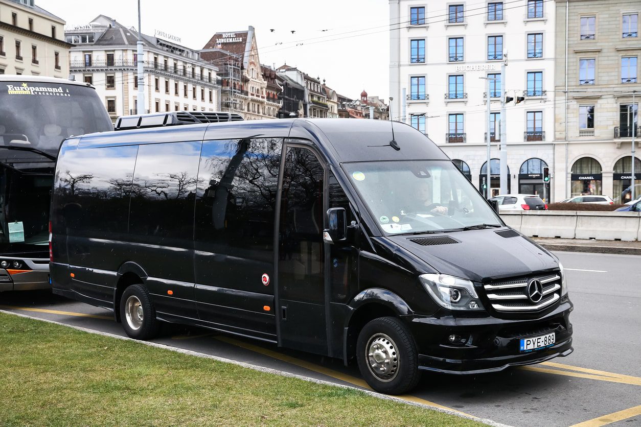 black mini bus in birmingham